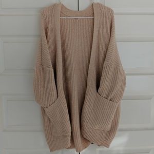 Pink cardigan